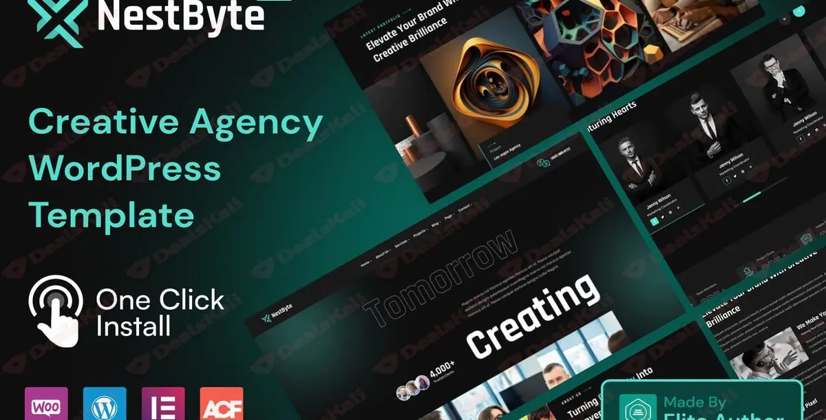 Nestbyte v1.2.2 - Creative Agency and Startup WordPress Theme